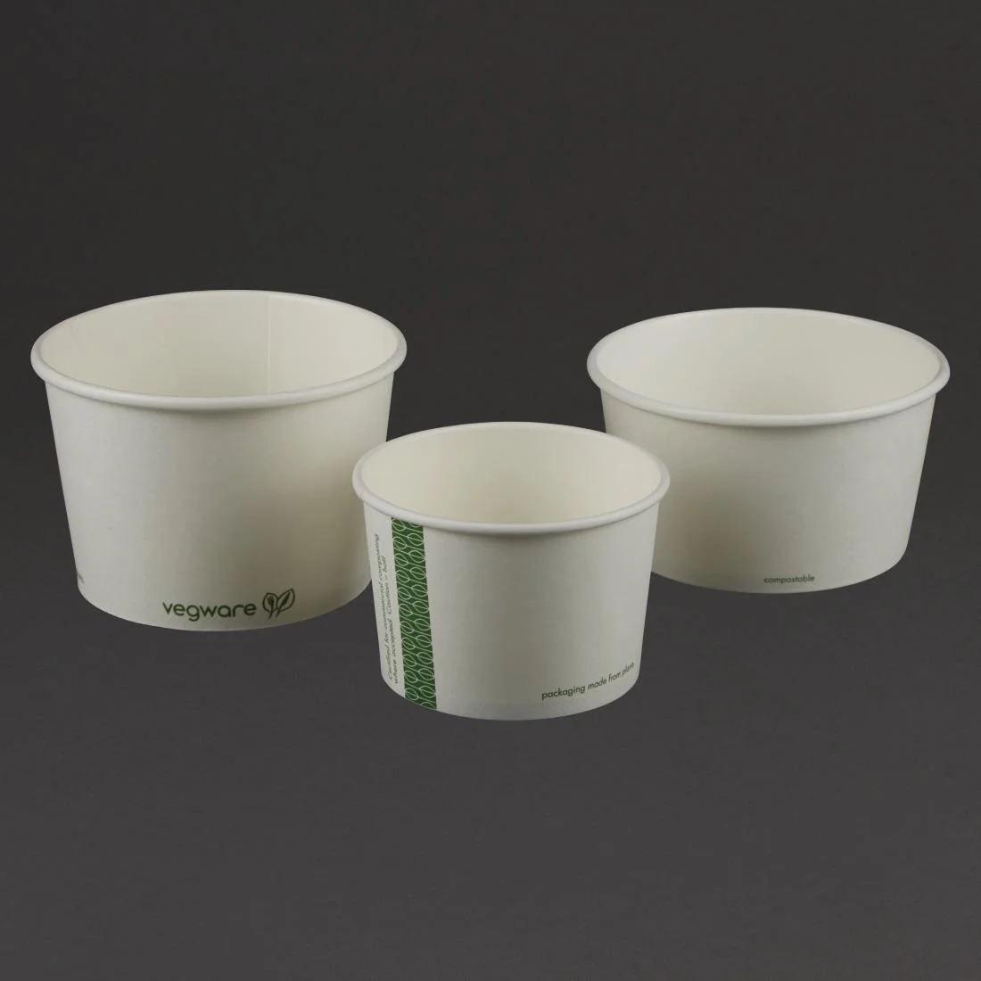 Vegware Compostable Hot Food Pots 340ml / 12oz (Pack of 500) - Image 3