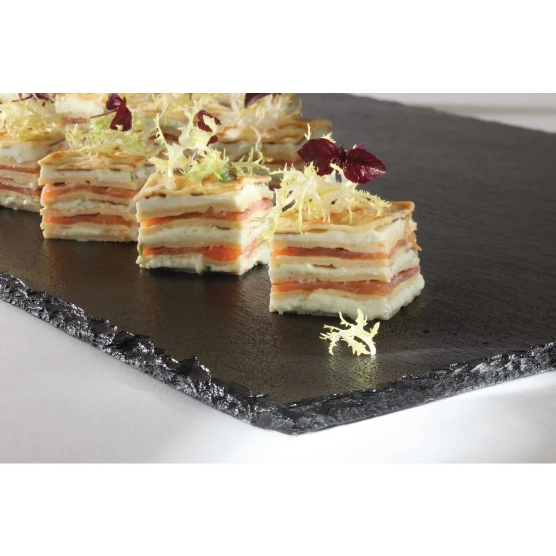 APS 1/1GN Slate Melamine Platter - Image 5