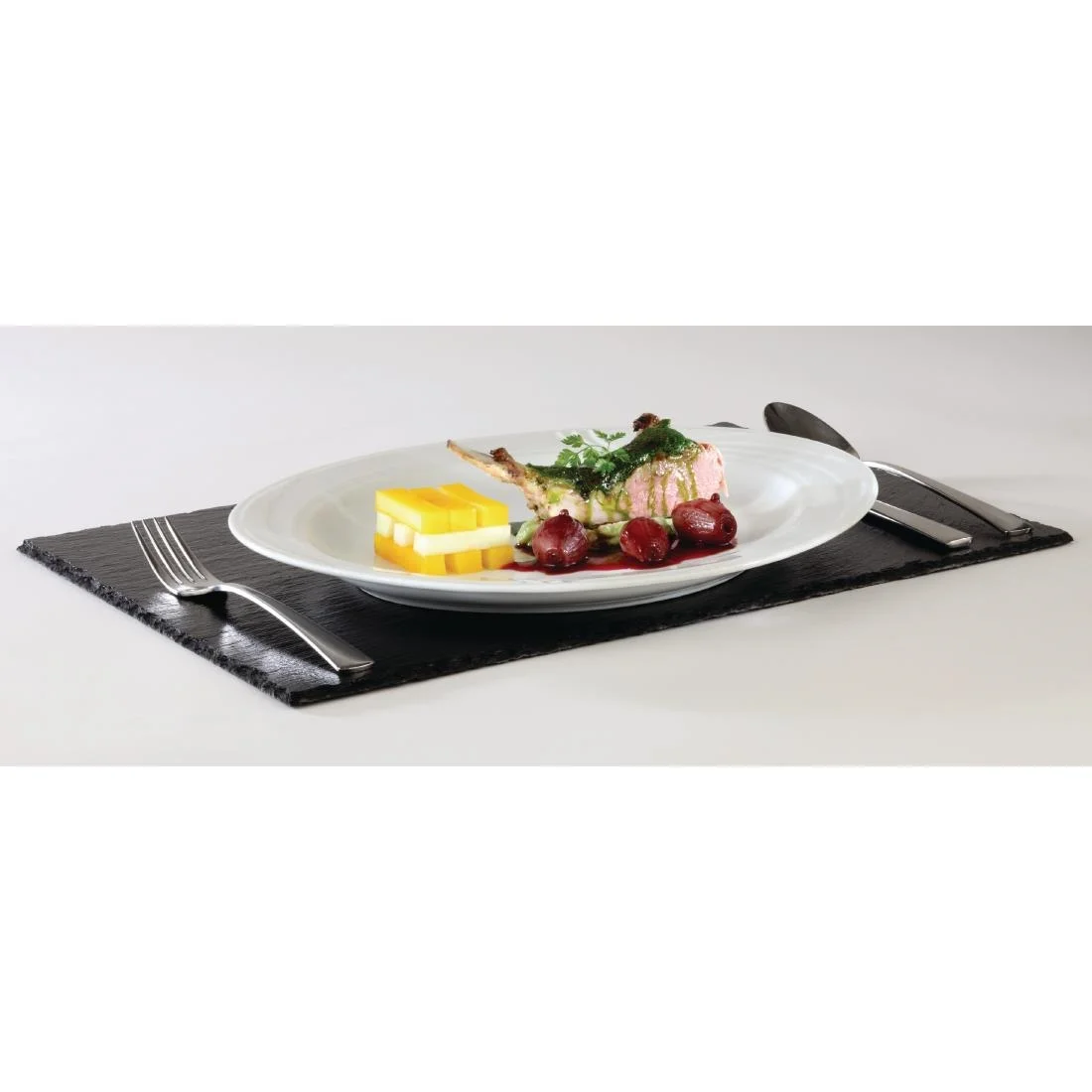 APS 1/2GN Slate Melamine Platter - Image 6