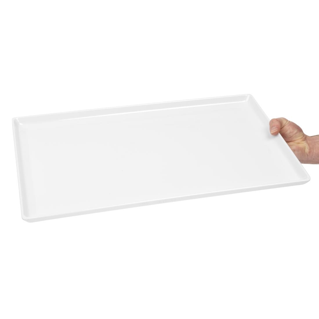 APS Float White Melamine Tray GN 1/1