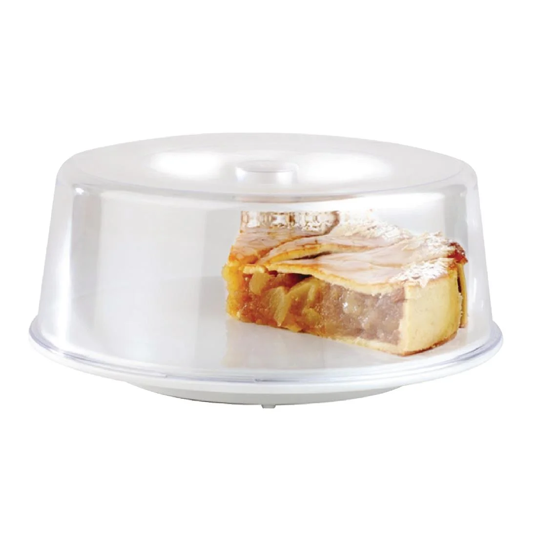 APS Pure Melamine White Cake Platter - Image 3