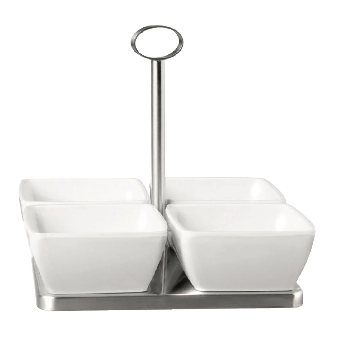 APS Pure Melamine White Square Mini Bowl - Image 6