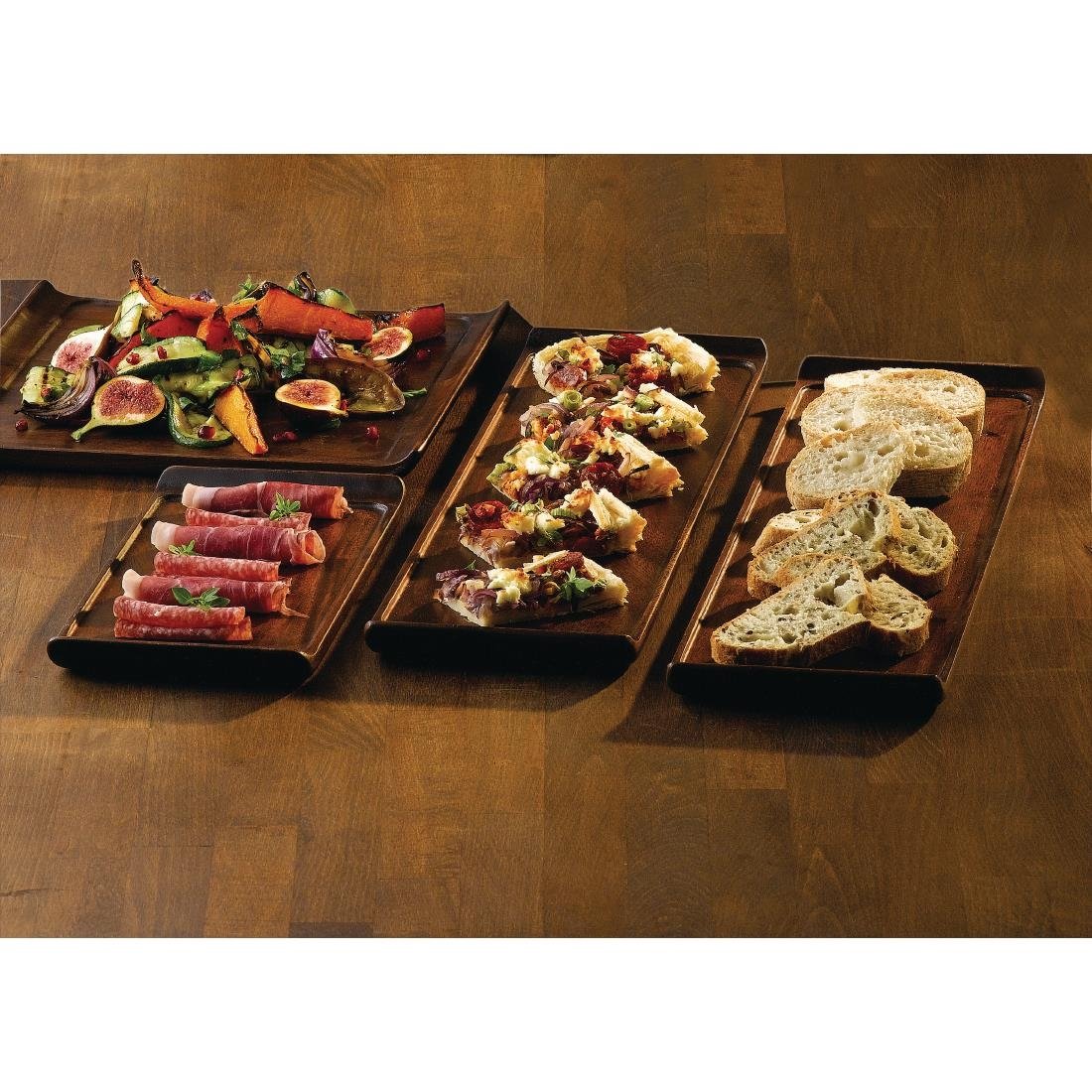 Churchill Alchemy Wooden Solid Wood Tray 300 x 300mm