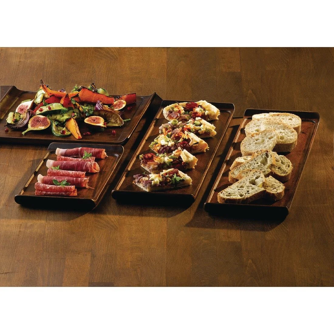 Churchill Alchemy Wooden Buffet Tray 300 x 145mm - Image 2