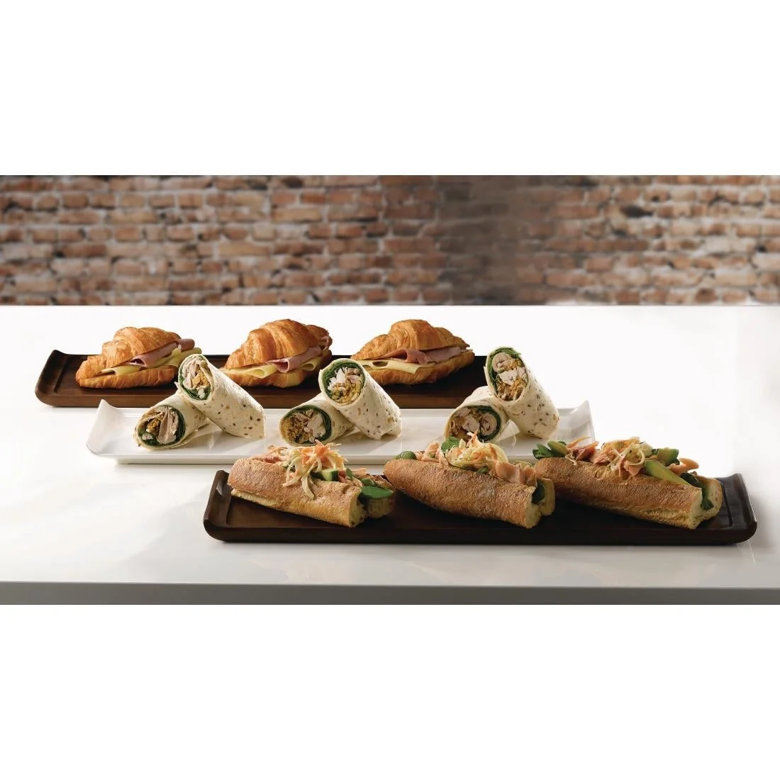 Churchill Alchemy Wooden Solid Wood Tray 580 x 200mm - Image 4