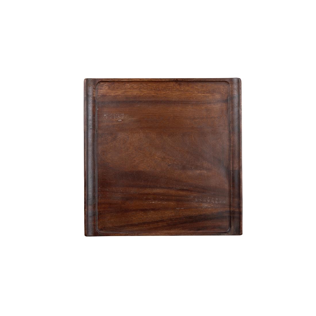 Churchill Alchemy Wooden Solid Wood Tray 300 x 300mm