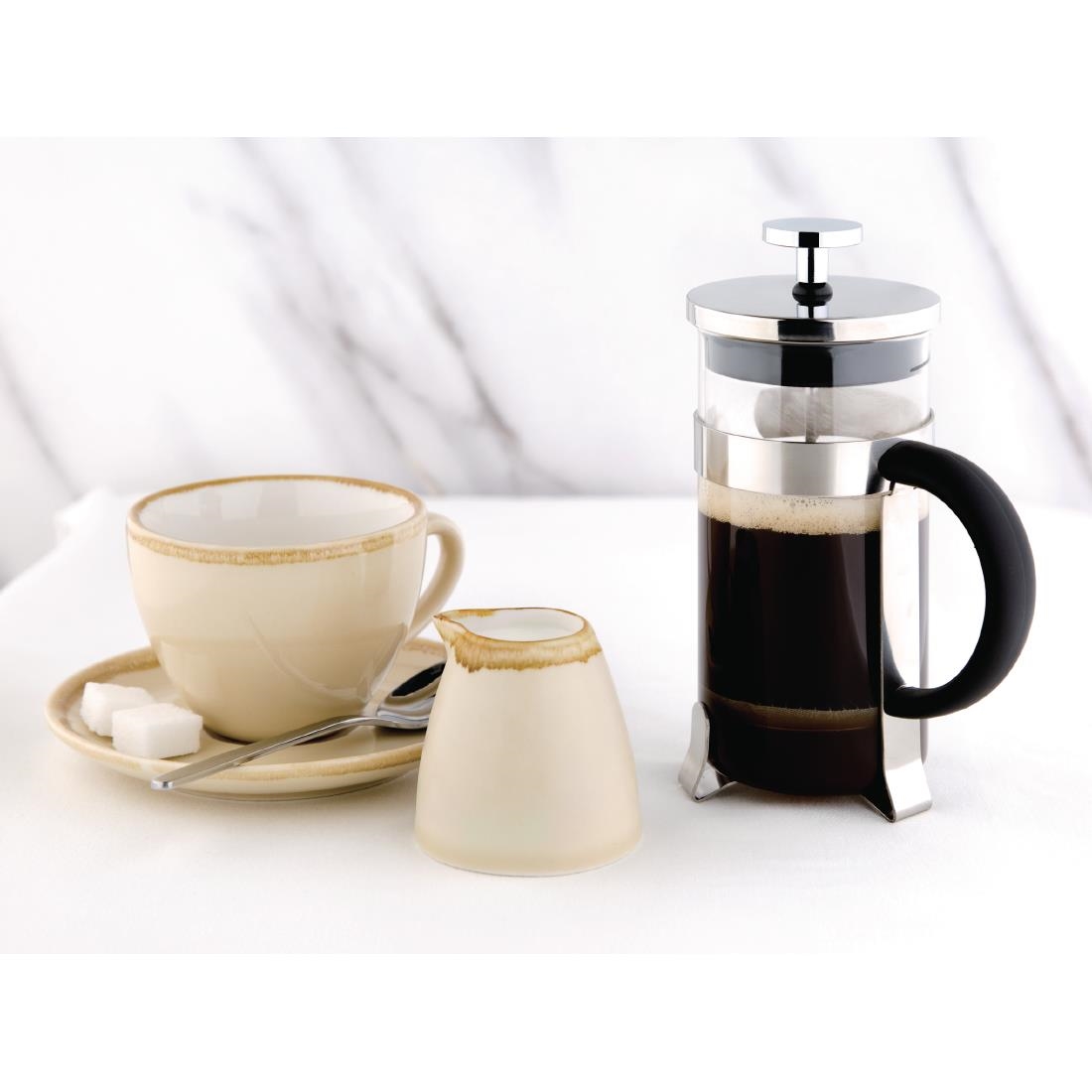 Olympia Stainless Steel Cafetiere 3 Cup