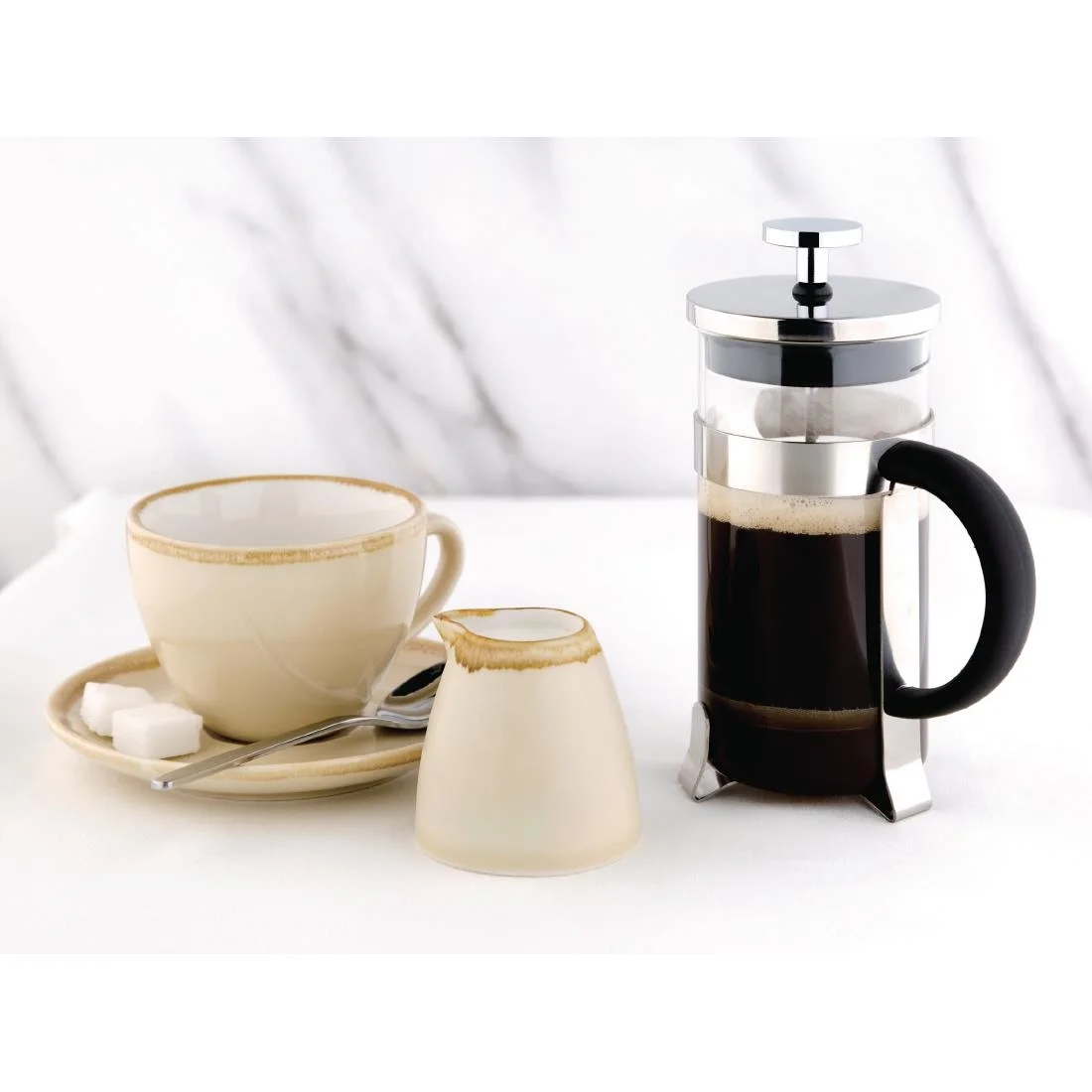Olympia Stainless Steel Cafetiere 3 Cup - Image 2