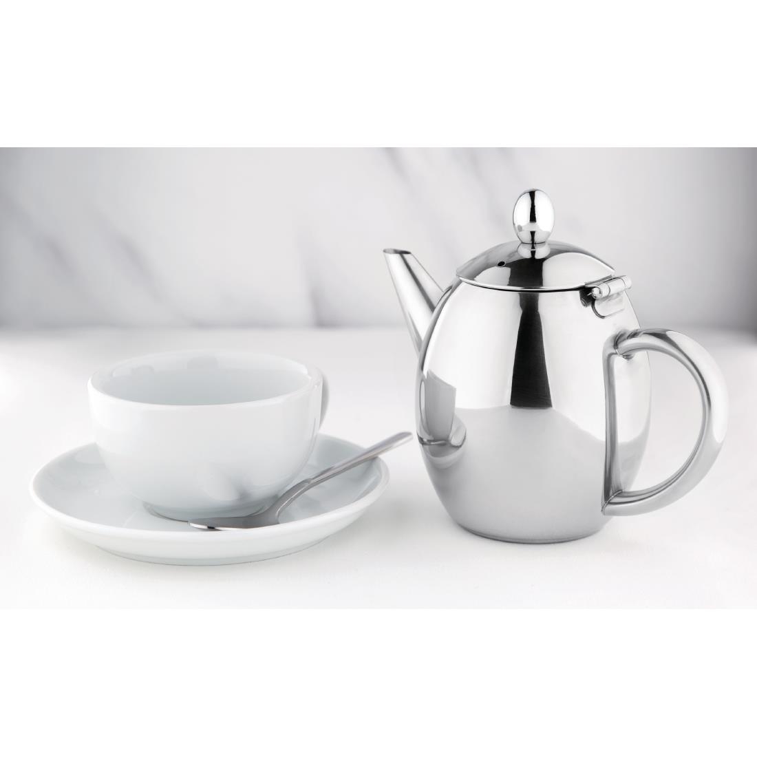 Olympia Richmond Teapot Stainless Steel 18oz