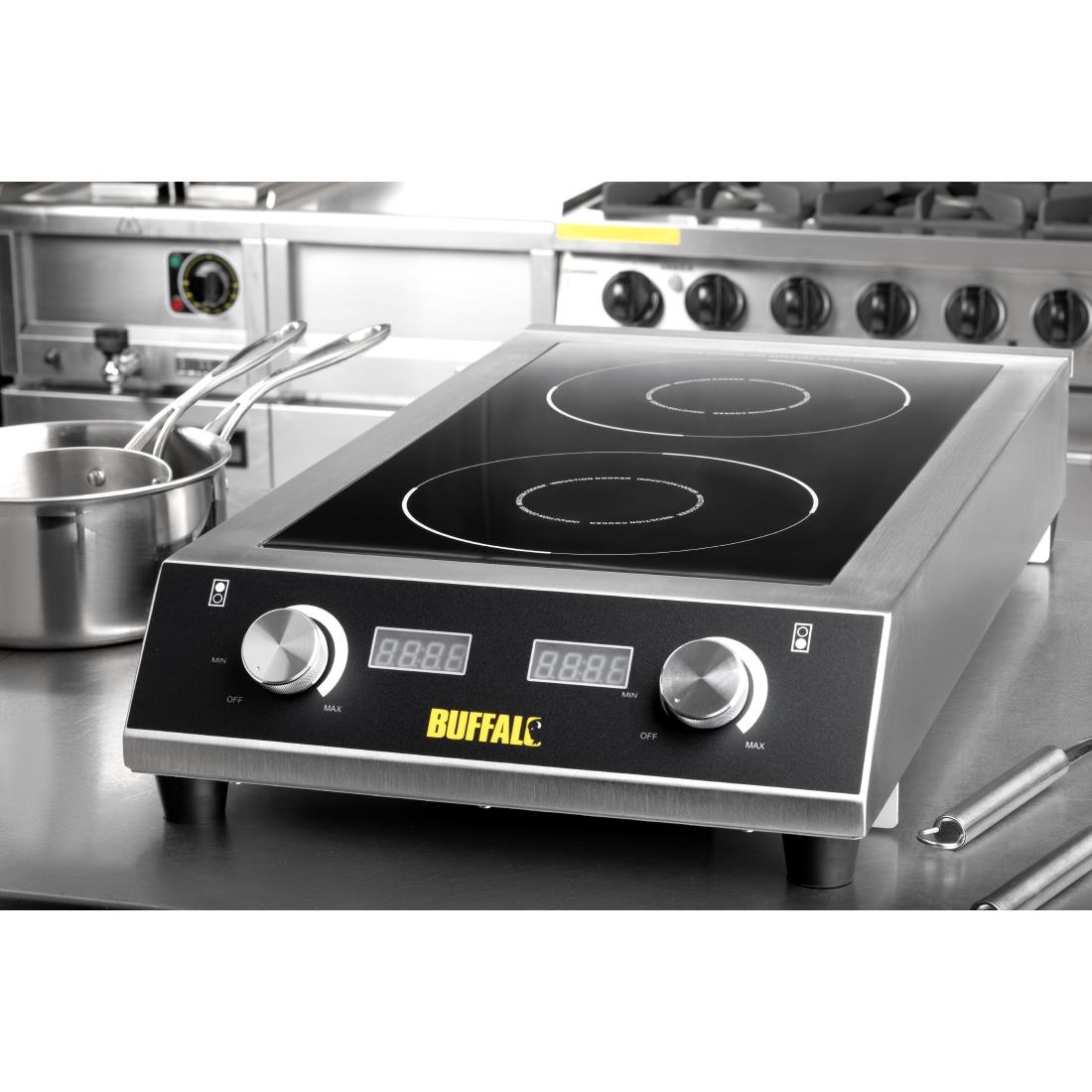 Buffalo Heavy Duty Double Induction Hob