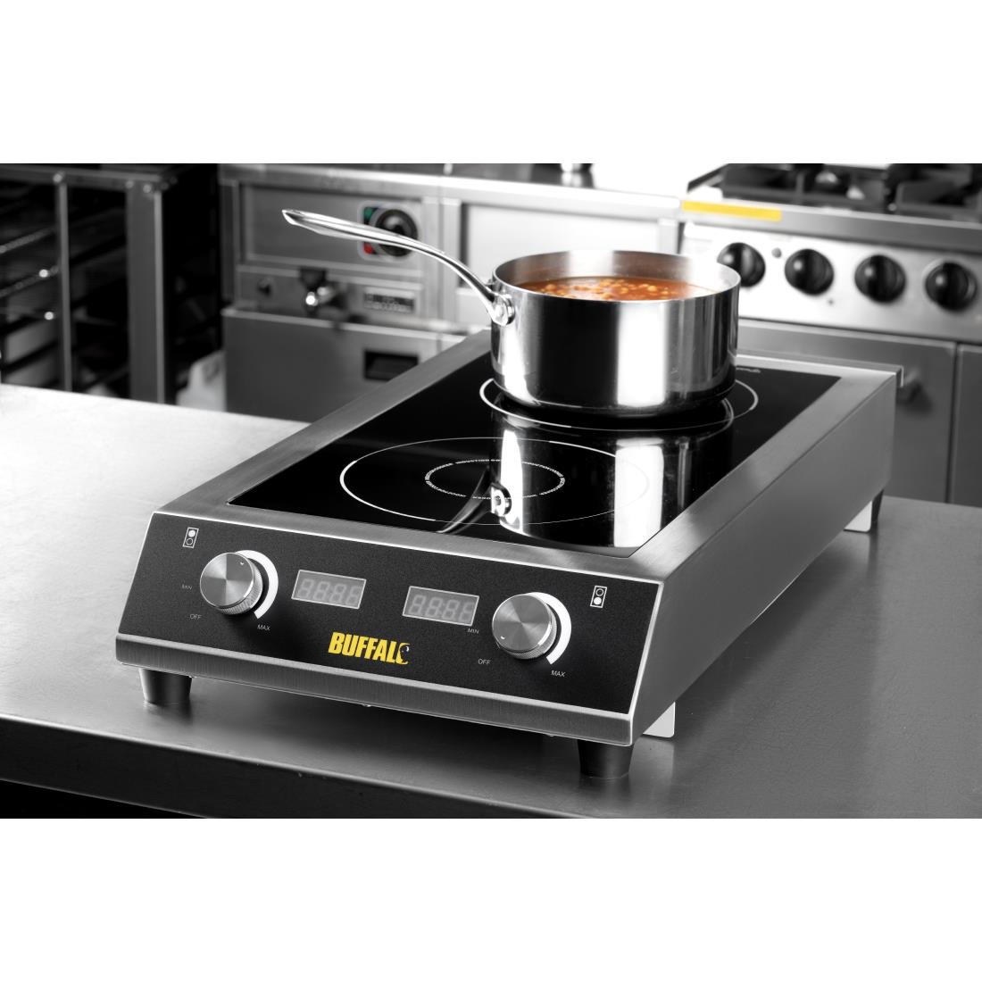 Buffalo Heavy Duty Double Induction Hob