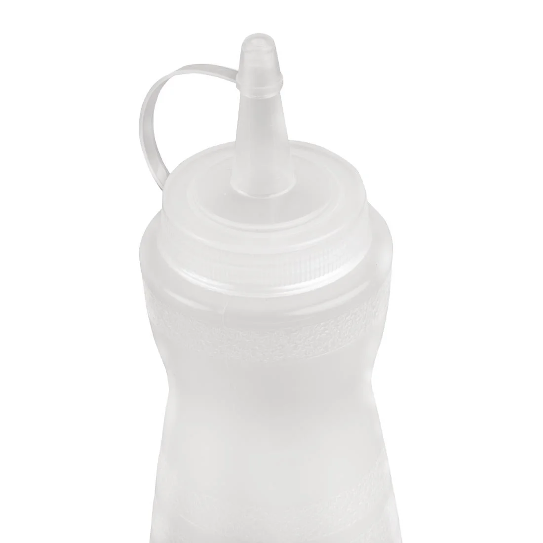 Vogue Clear Lidded Sauce Bottle - Image 2