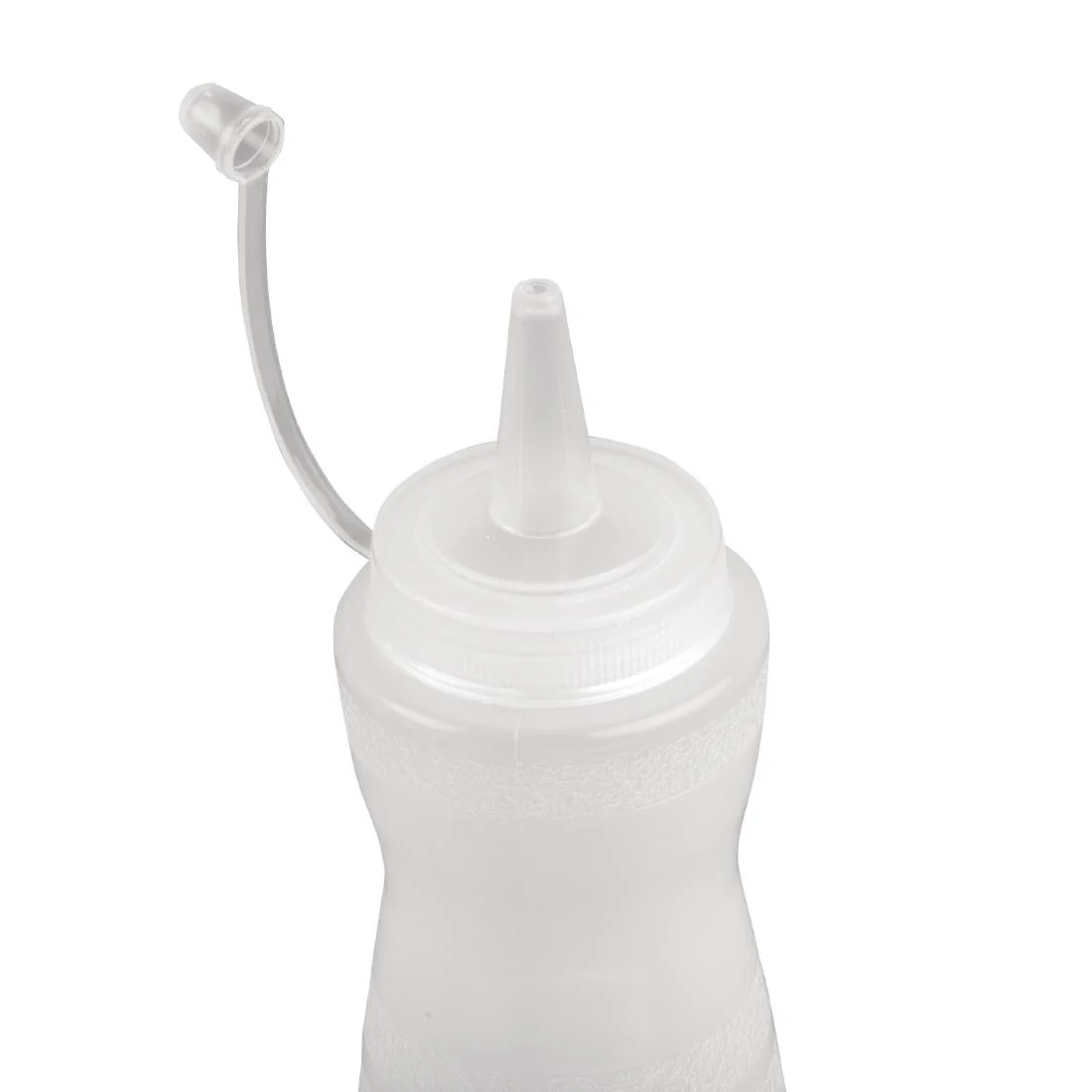 Vogue Clear Lidded Sauce Bottle - Image 3