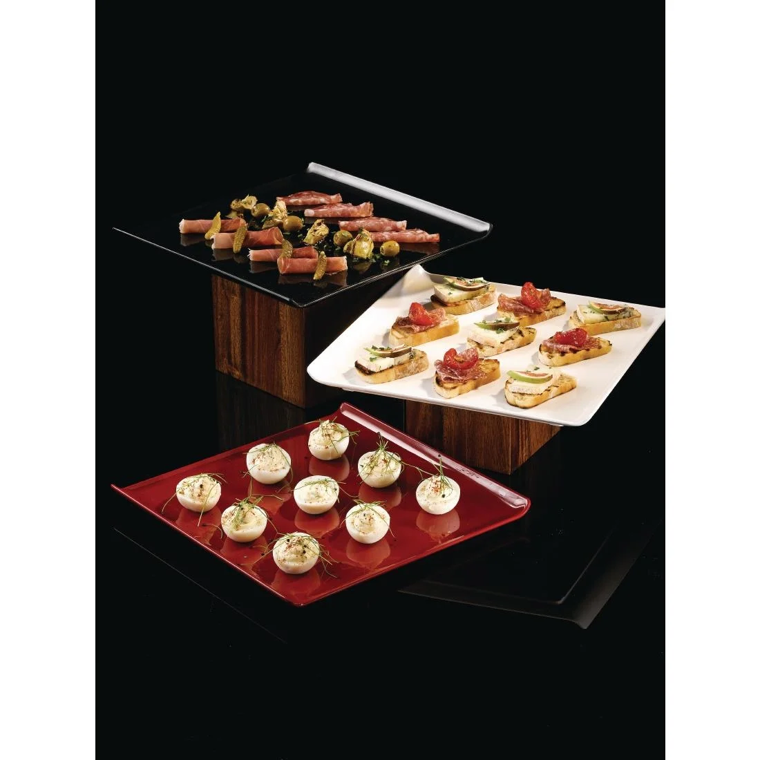 Churchill Alchemy Melamine Square Trays 303mm - Image 4