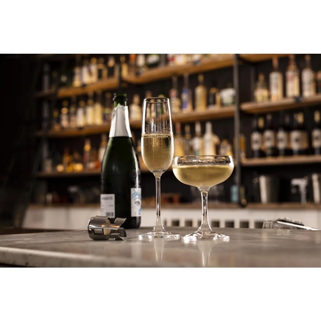 Olympia Modale Crystal Champagne Flutes 215ml - Image 2