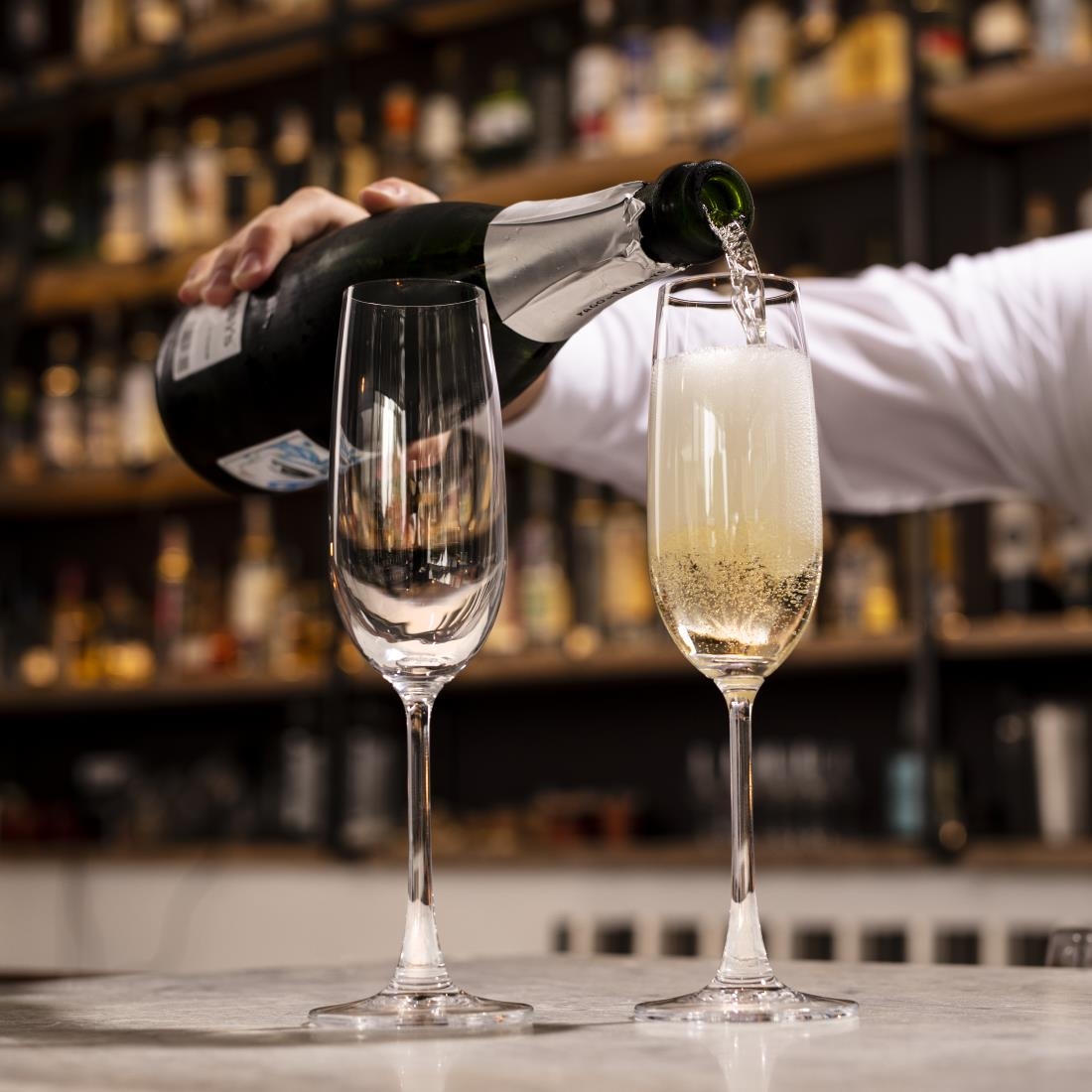 Olympia Modale Crystal Champagne Flutes 215ml