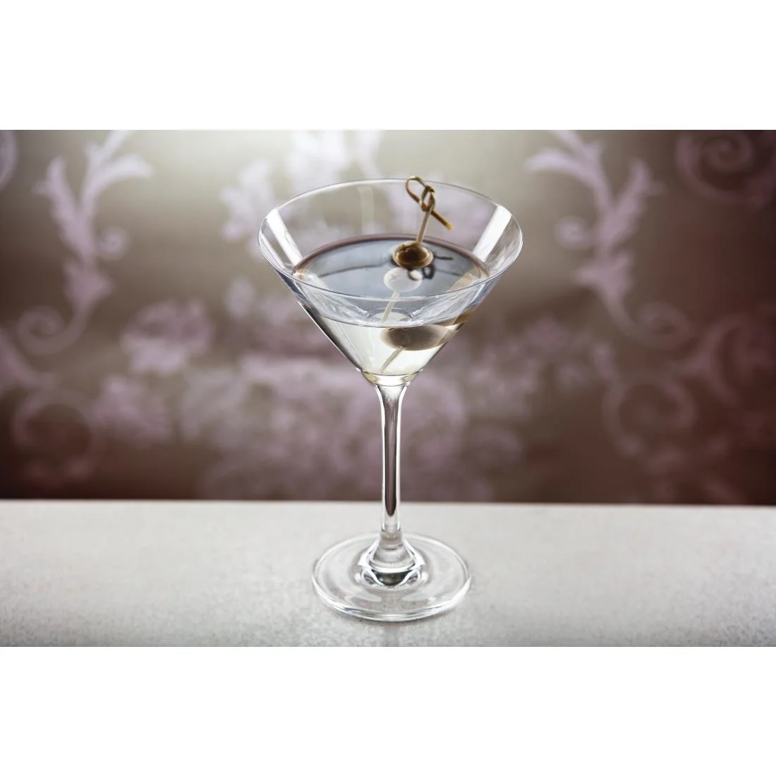 Olympia Bar Collection Crystal Martini Glasses 275ml - Image 3