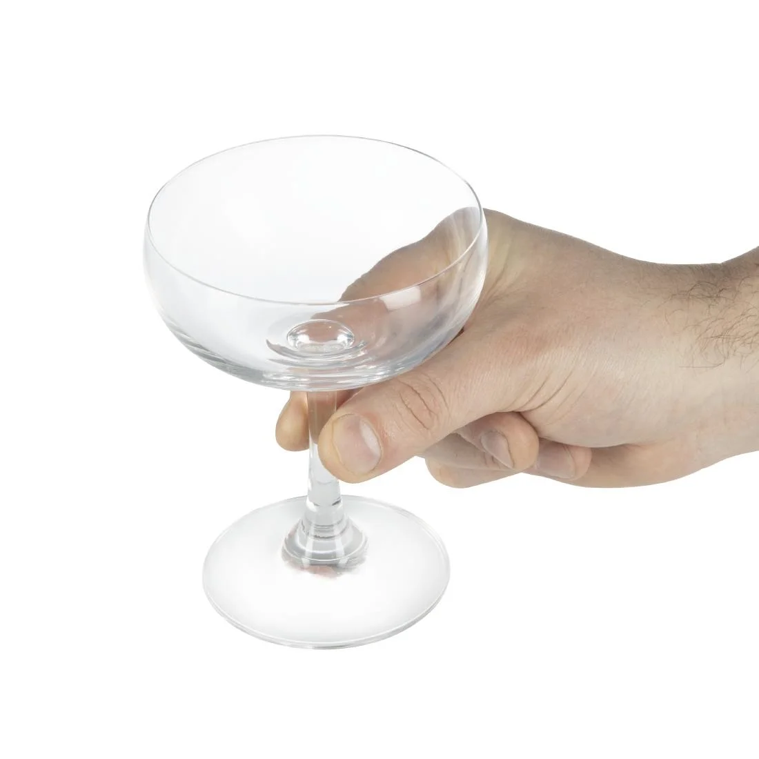 Olympia Bar Collection Crystal Champagne Saucers 220ml - Image 4