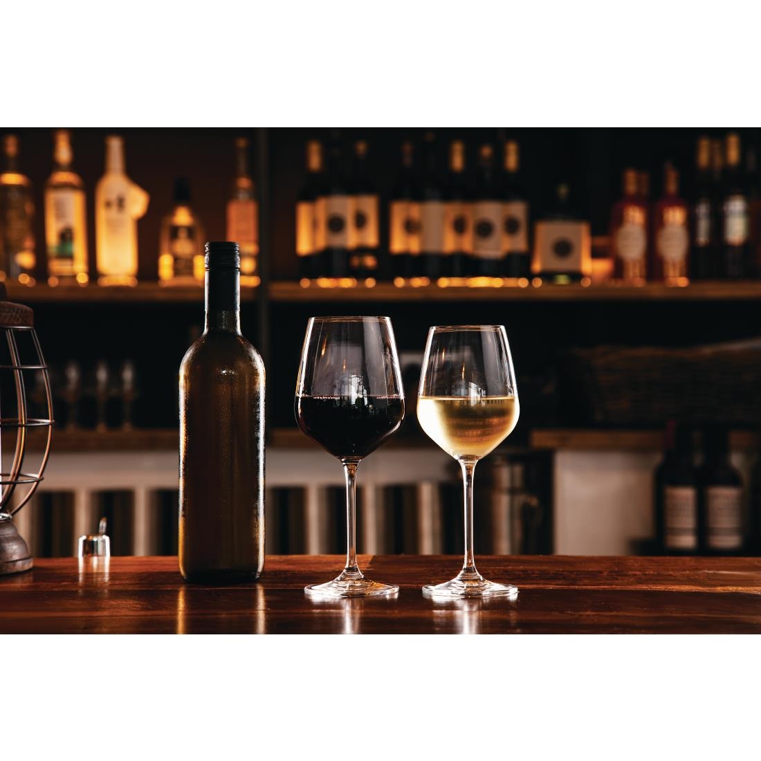 Olympia Chime Crystal Wine Glasses 365ml