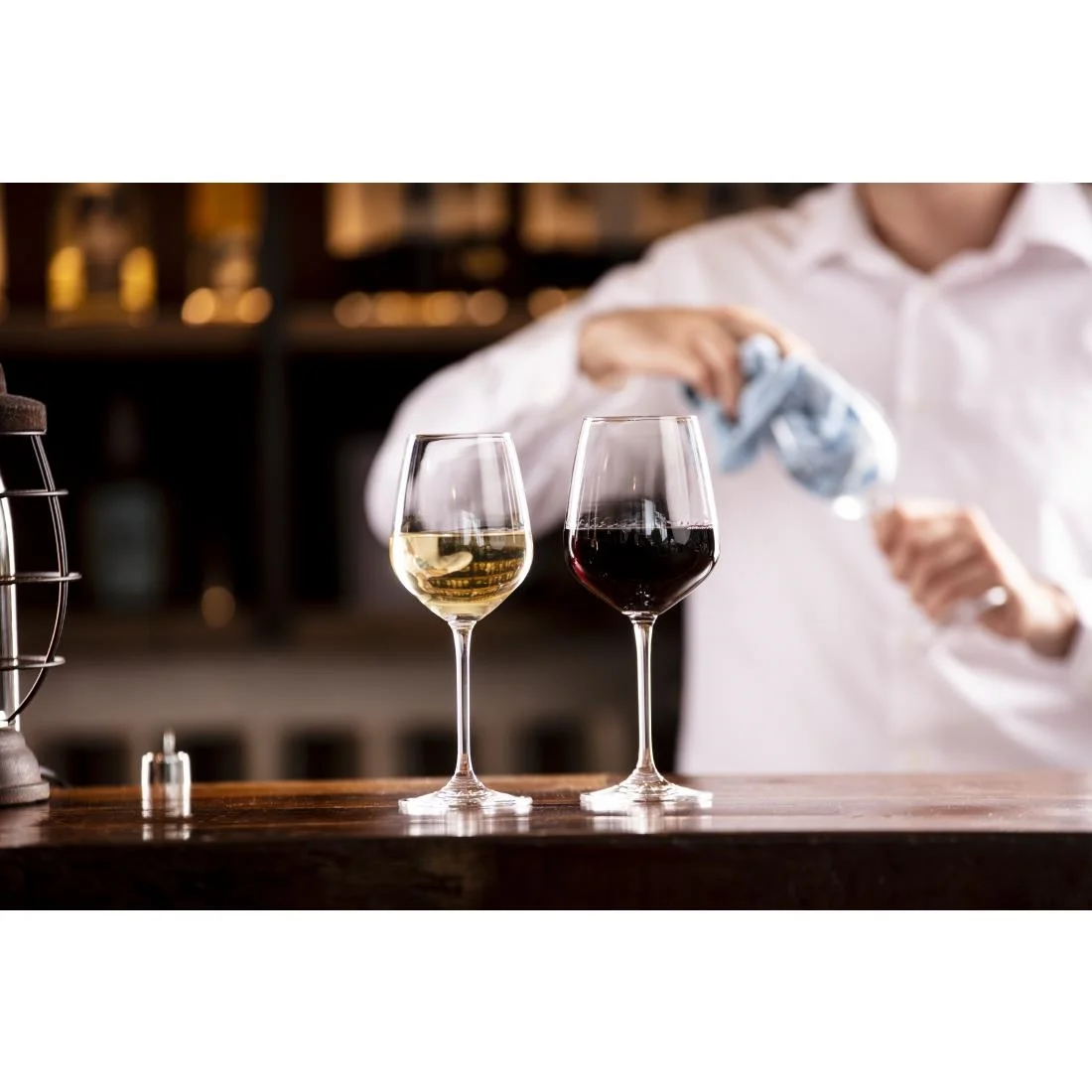 Olympia Chime Crystal Wine Glasses 365ml - Image 7