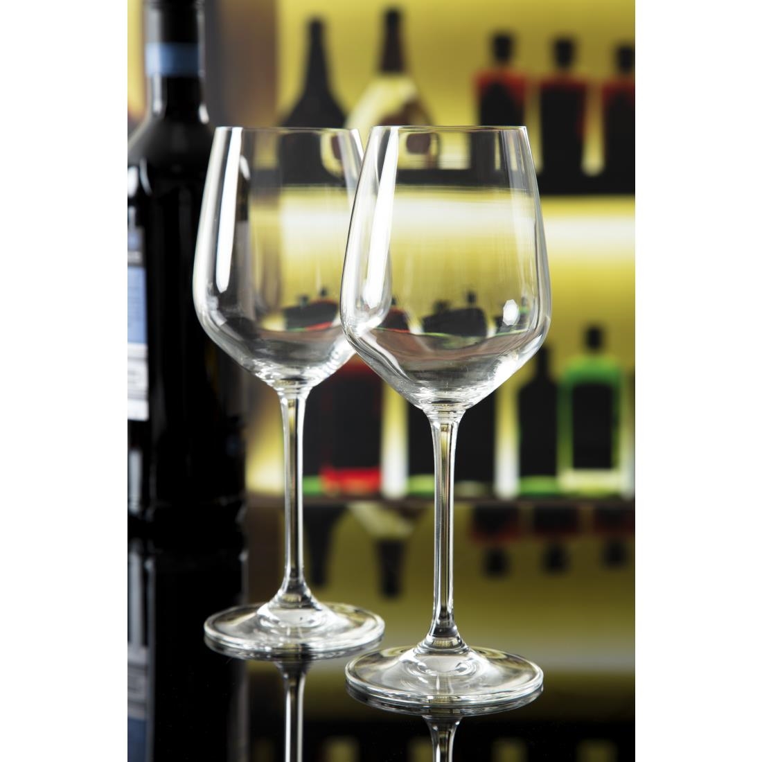 Olympia Chime Crystal Wine Glasses 365ml