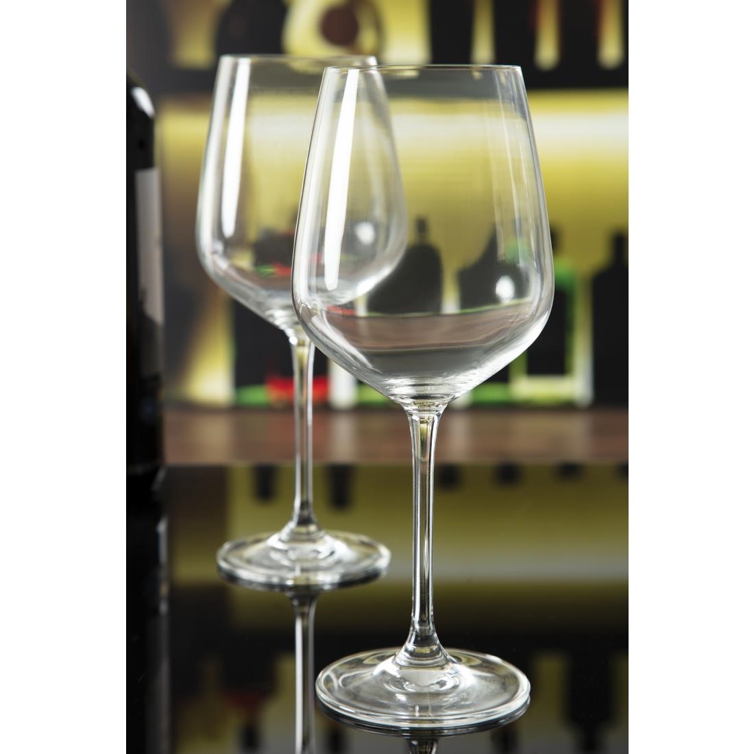 Olympia Chime Crystal Wine Glasses 495ml