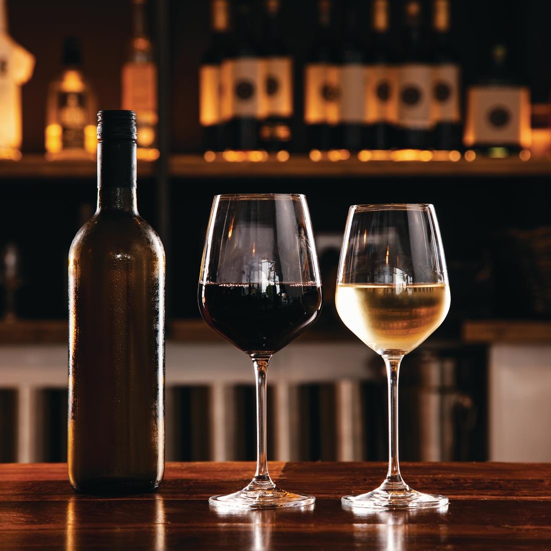 Olympia Chime Crystal Wine Glasses 495ml