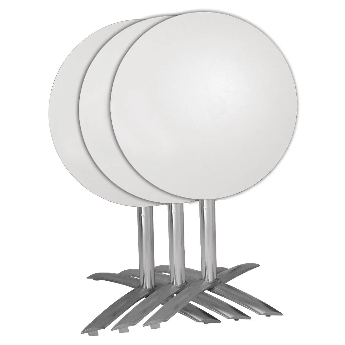 Bolero Flip Top Aluminium Table Base - Image 3