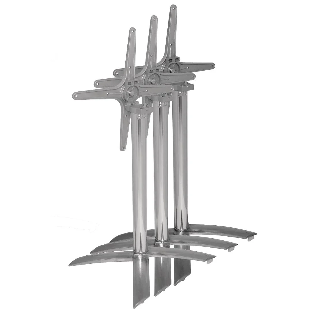 Bolero Flip Top Aluminium Table Base - Image 9