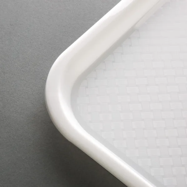 Kristallon Plastic Fast Food Tray White Small