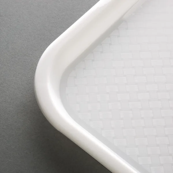 Kristallon Plastic Fast Food Tray White Large