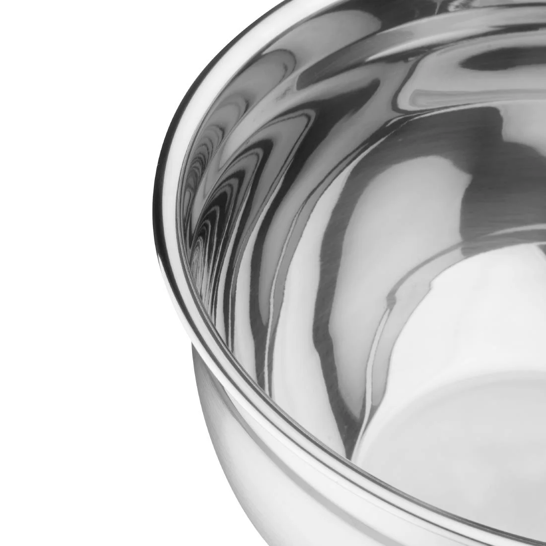 Vogue Stainless Steel Bowl with Silicone Base 5Ltr - Image 2
