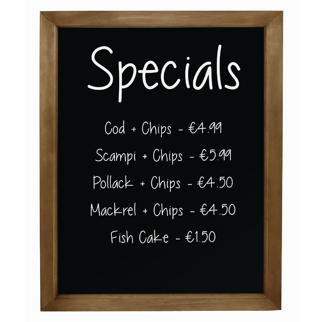 Olympia Wall Mounted Chalkboard 600 x 800mm