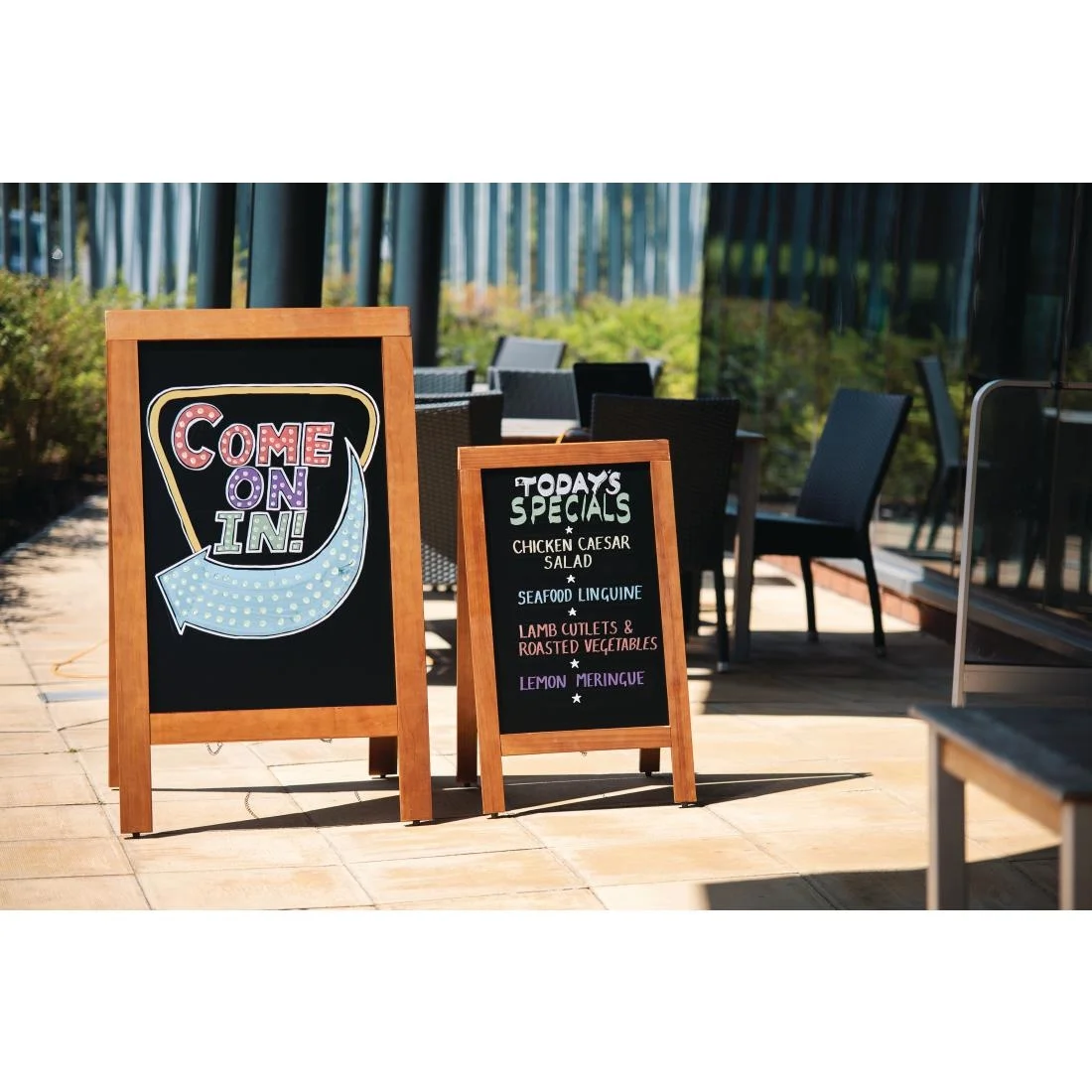 Olympia Pavement Board 1200 x 700mm Wood Framed - Image 2