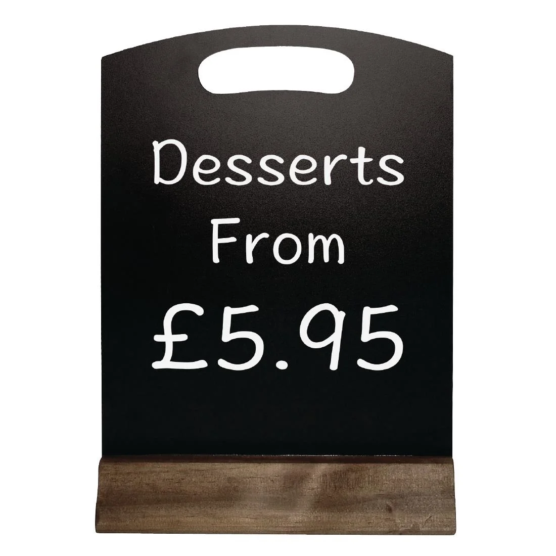 Olympia Freestanding Table Top Blackboard 225 x 150mm - Image 7