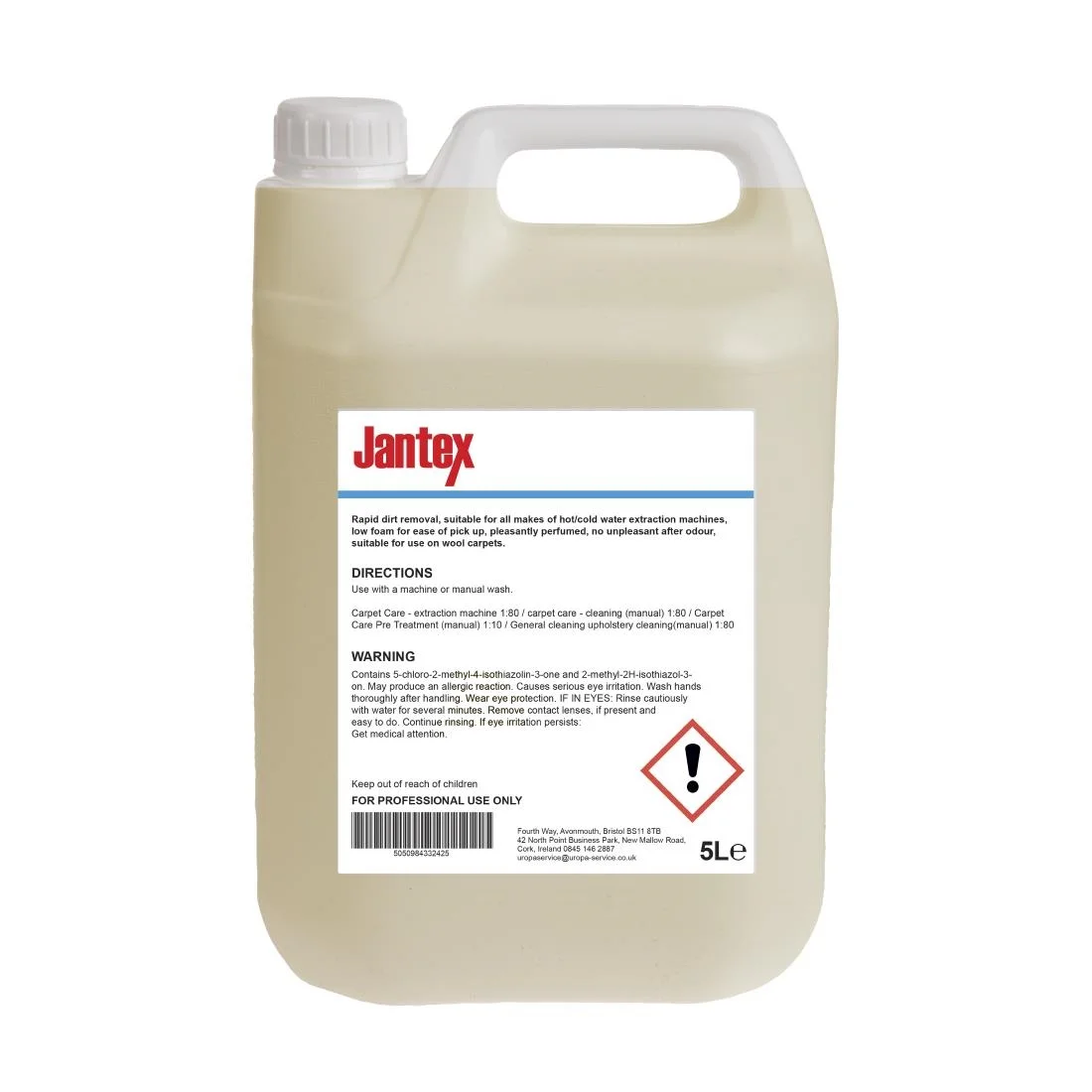 Jantex Carpet Shampoo 5 Litre - Image 2