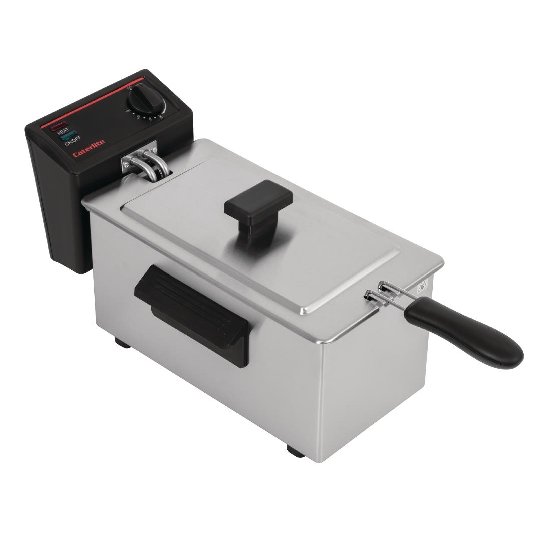 Caterlite Light Duty Single Tank Countertop Fryer 3.5Ltr