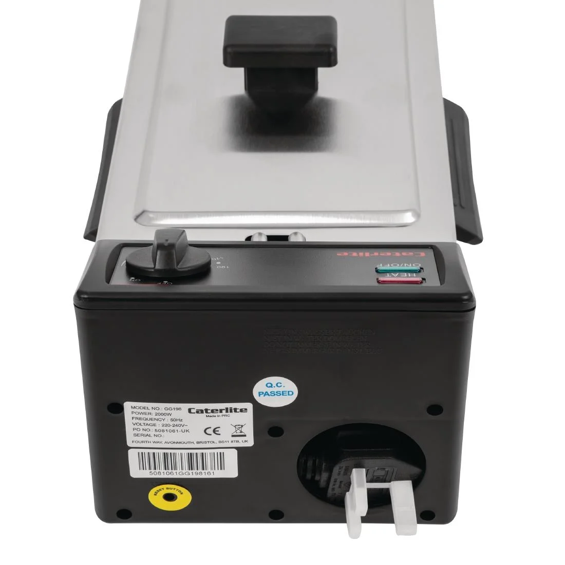 Caterlite Light Duty Single Tank Countertop Fryer 3.5Ltr - Image 6