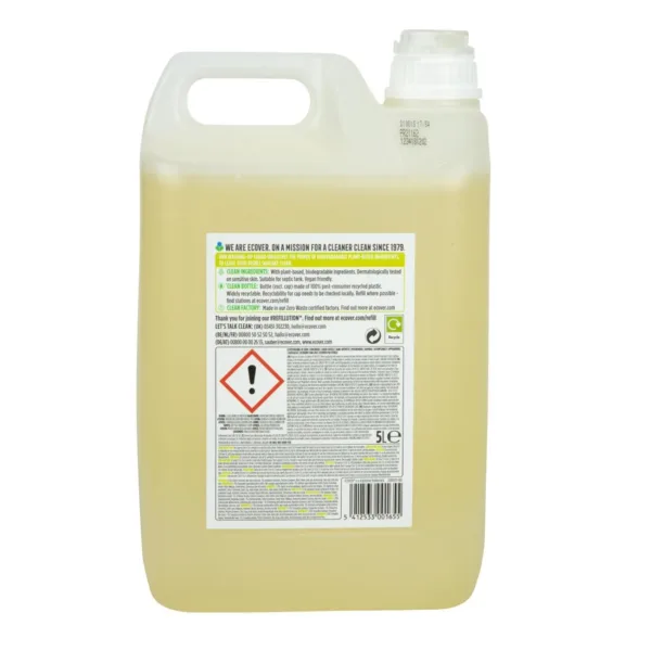 Ecover Lemon and Aloe Vera Washing Up Liquid 5 Litre