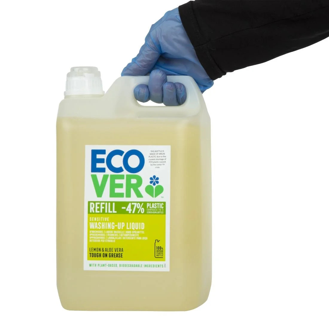 Ecover Lemon and Aloe Vera Washing Up Liquid 5 Litre - Image 5