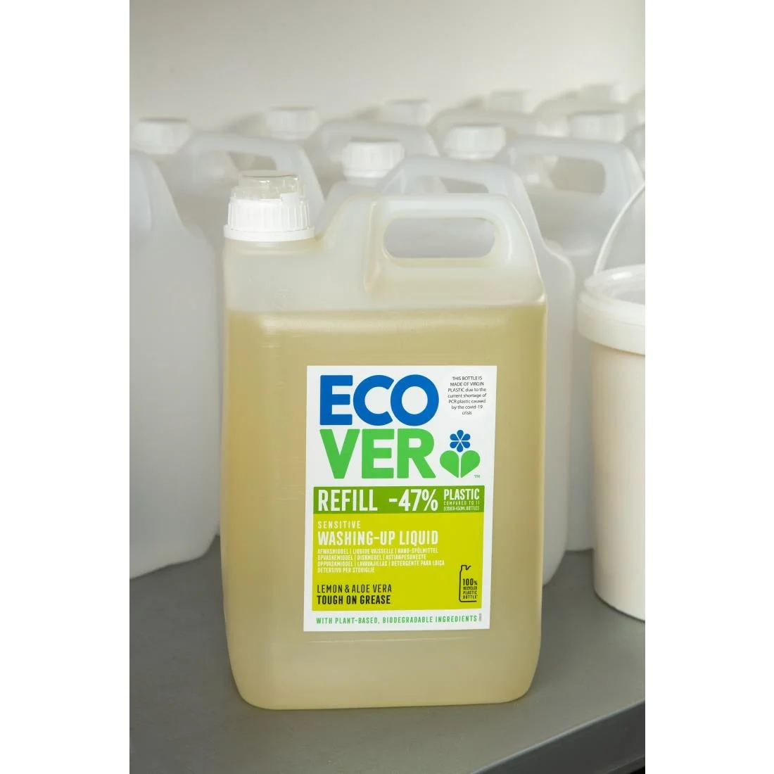Ecover Lemon and Aloe Vera Washing Up Liquid 5 Litre - Image 6