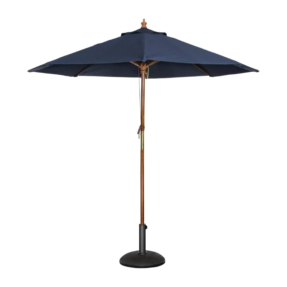 Bolero Round Parasol 3m Diameter Navy Blue - Image 2