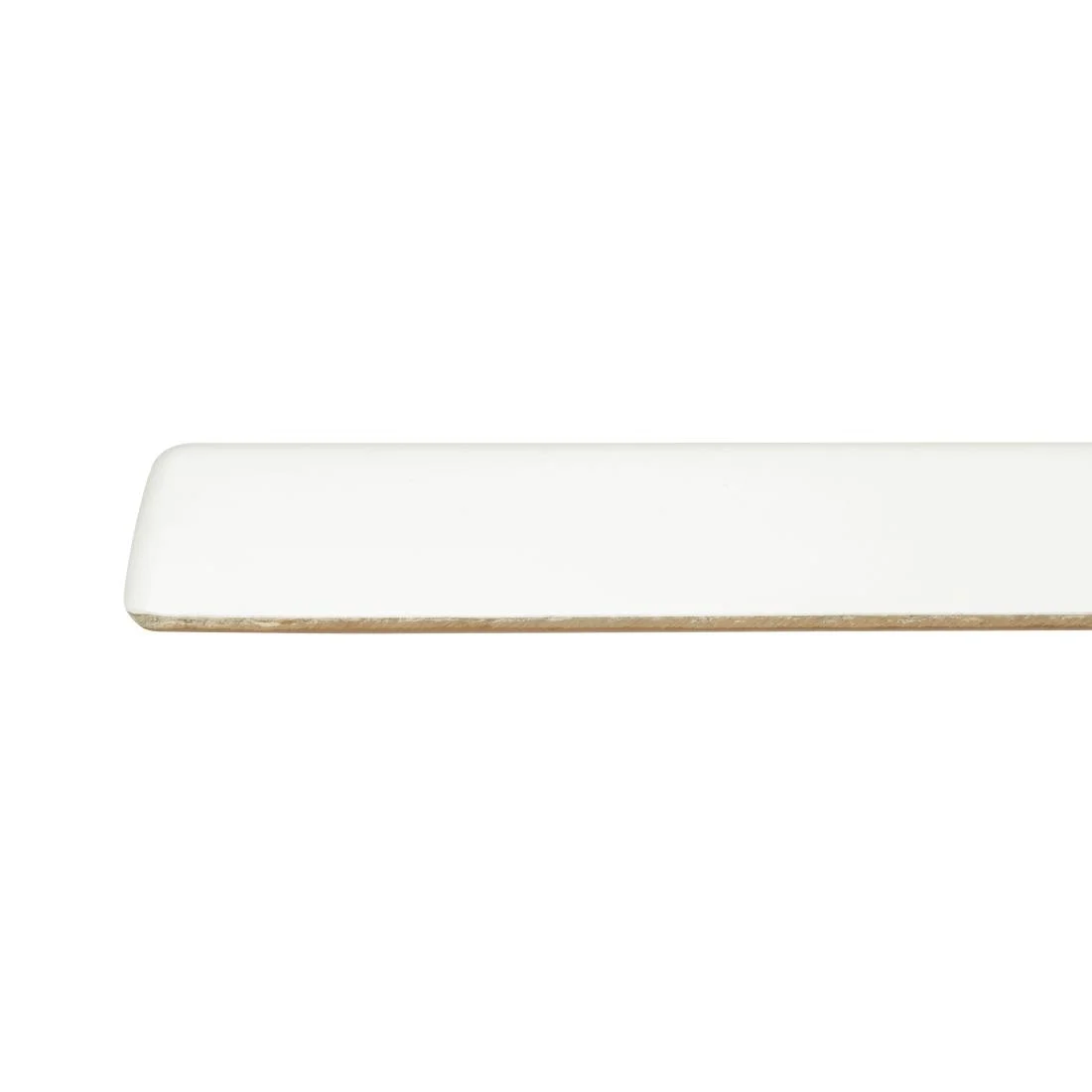 Bolero Pre-drilled Square Table Top White 600mm - Image 4