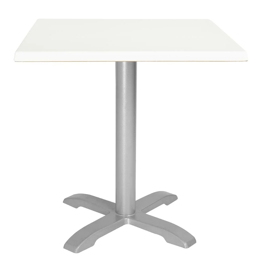 Bolero Pre-drilled Square Table Top White 600mm - Image 5