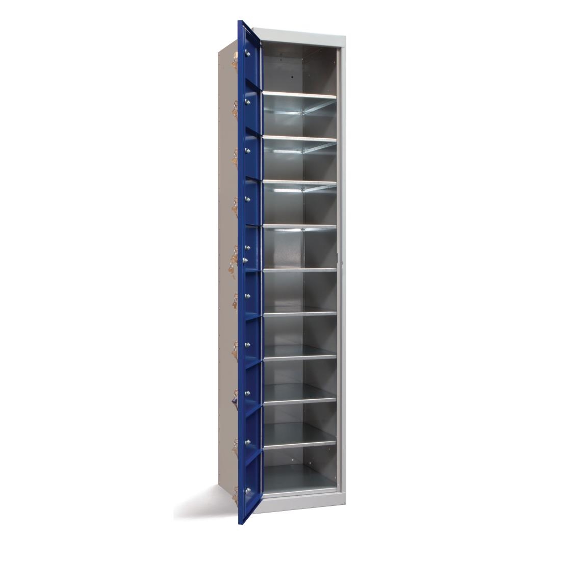 Garment 10 Door Dispensing Locker Flat Top