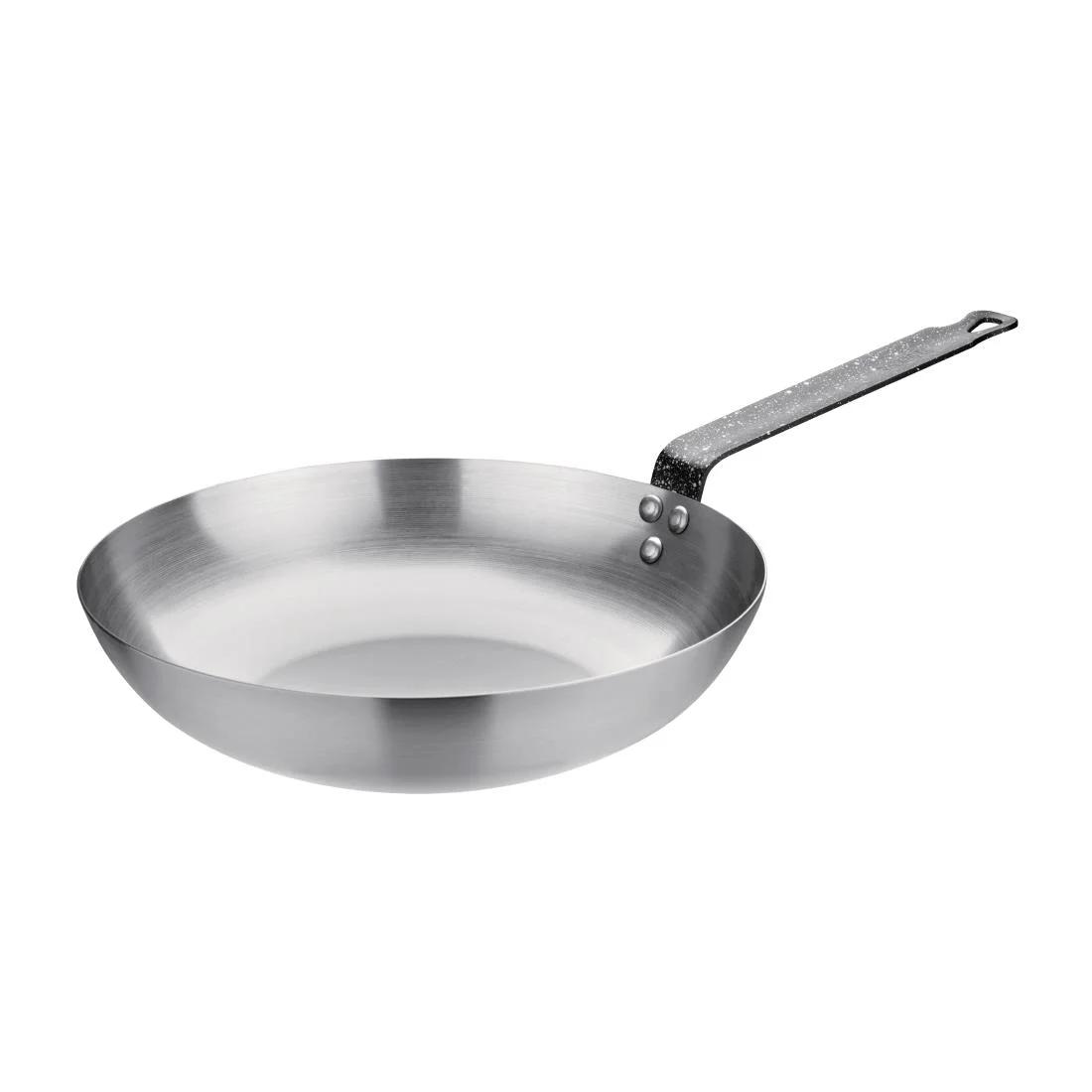 Vogue Black Iron Wok 280mm - Image 2