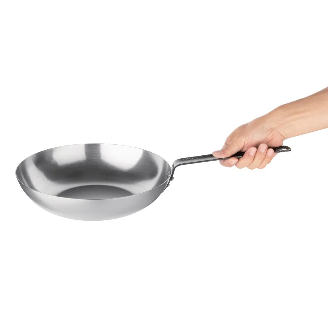 Vogue Black Iron Wok 280mm - Image 4