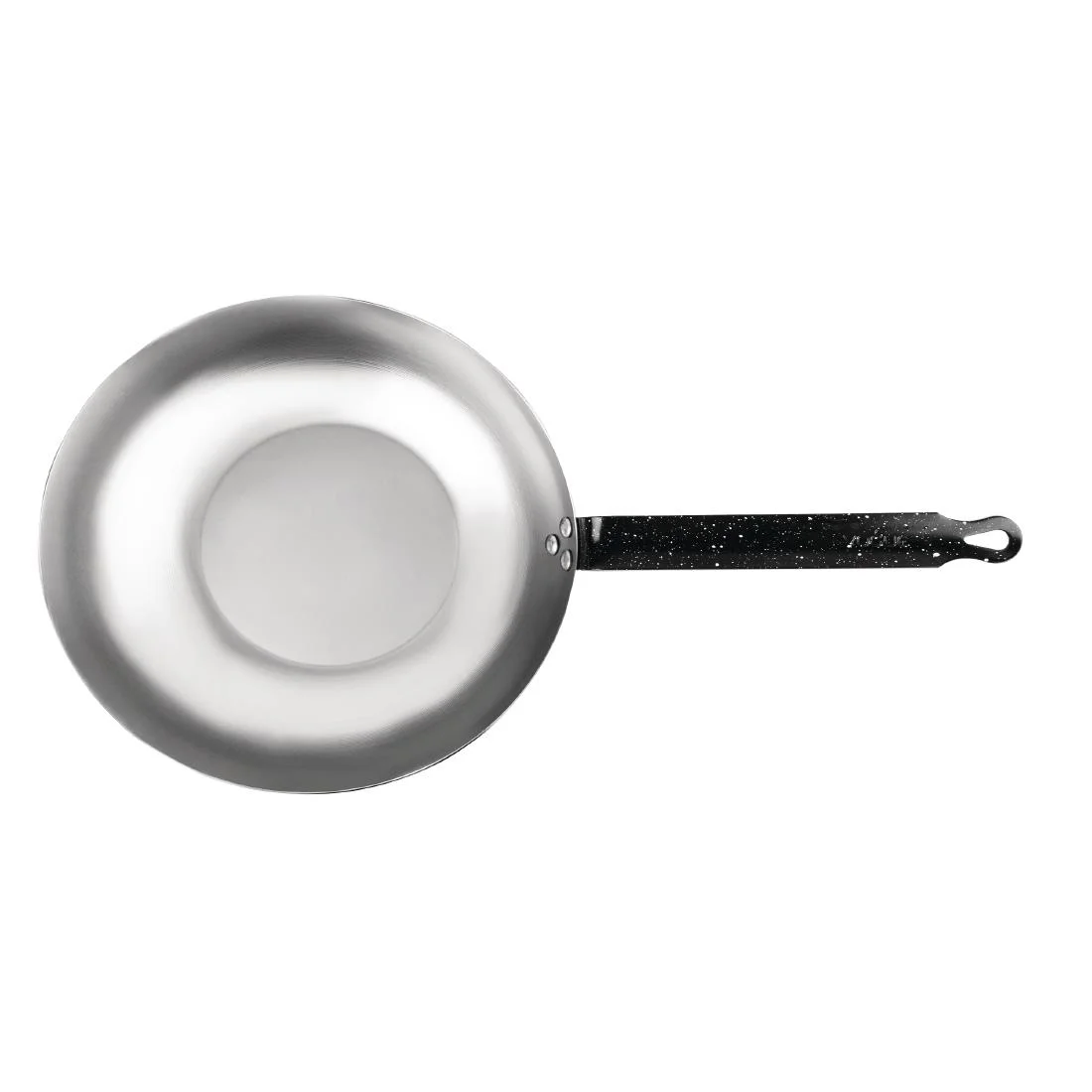 Vogue Black Iron Wok 280mm - Image 7