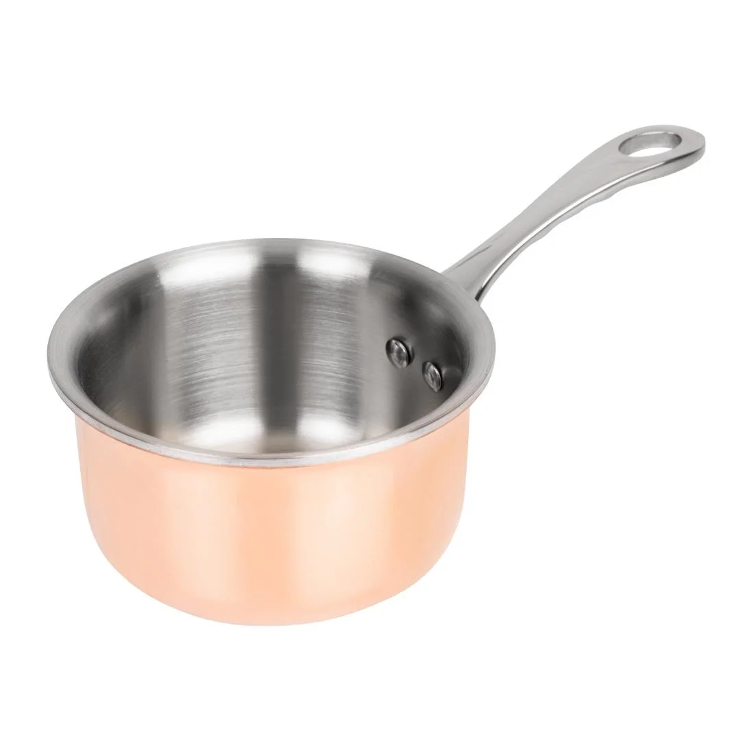 Vogue Mini Copper Tri Wall Saucepan 330ml