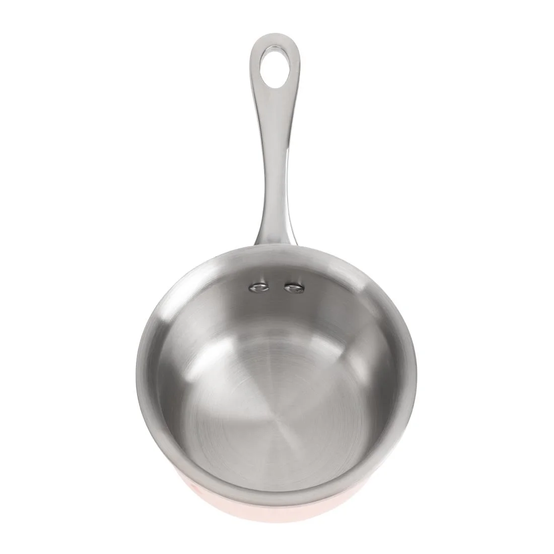 Vogue Mini Copper Tri Wall Saucepan 330ml - Image 4